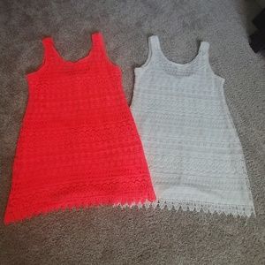 Set of two lace dresses